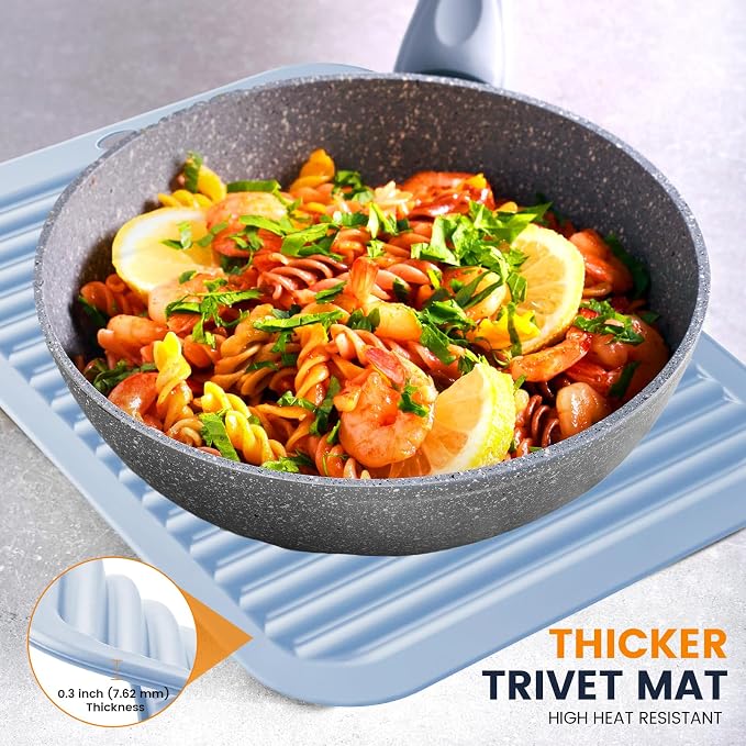 Silicone Trivet Mats 4 Heat Resistant Pot Holders Multipurpose Non-Slip Hot Pads - Image 4