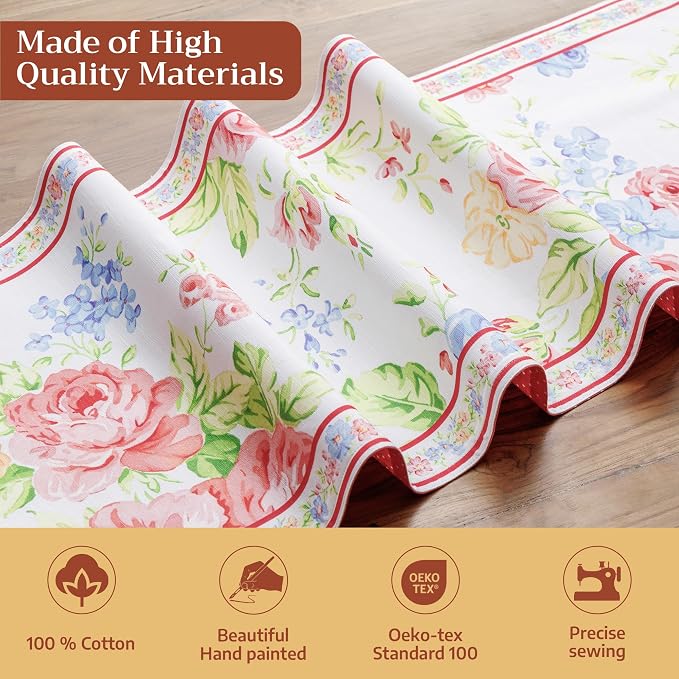 Maison d' Hermine Table Runner 100% Cotton 14.50" x 108" | Table Runners 108 - Image 3