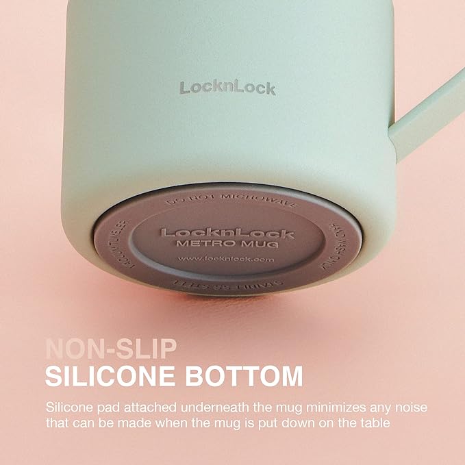LocknLock Metro Mug, Premium 18/8 Stainless Steel Metal, Double Wall Insulated - Image 5