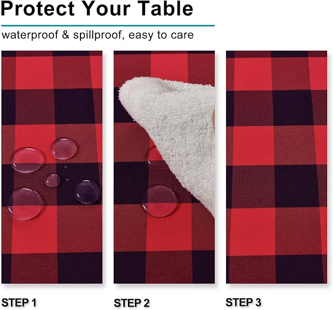 Checkered Tablecloth Rectangle - Image 3