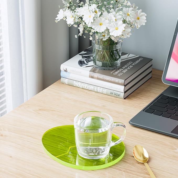Acrylic Coaster Decorative Plates, Office Desk Accessories - Image 2