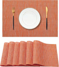 Leetaltree Orange Placemats Set of 6 by Leetaltree-ArtatEveryTable