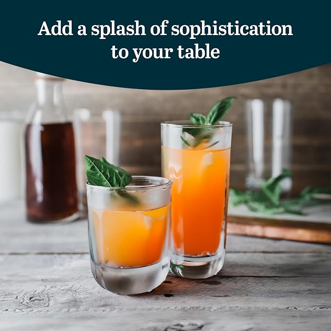 Polaris Tumbler & Rocks Drinking Glasses Set of 16, and More - Image 2