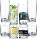Zulay Kitchen Plastic Drinking Glasses – Mixed 16oz & 12oz Acrylic Shatterproof by ZulayKitchen