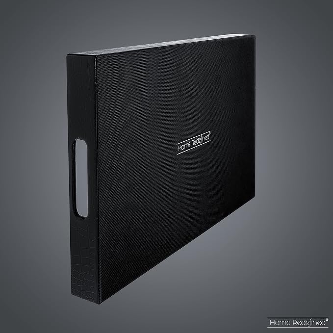 Black Leather Serving Tray - Image 6