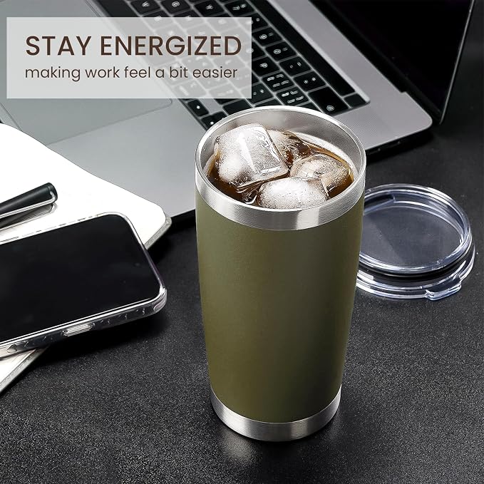 MEWAY 20oz Tumbler 12 Pack Double Wall Vacuum Insulated Travel Mug Bulk - Image 4