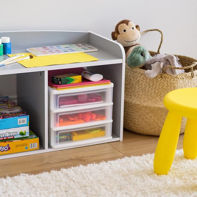IRIS USA 3-Drawer Medium Stacking Desktop Organizer, stationery, craft - Image 5