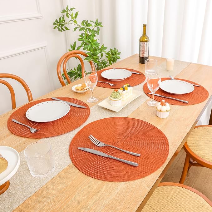 SHACOS Round Placemats Set of 4 - Image 7