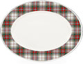 Golden Rabbit Enamelware Oval Platter, 12 x 16in, Highland Plaid | 12 x 16in by GoldenRabbitEnamelware