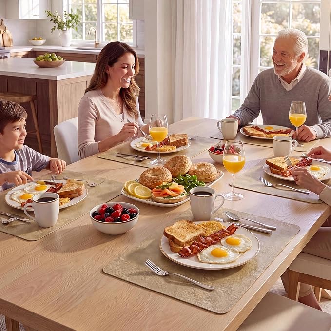 MOSAYT Vinyl Placemats Set of 4-12 X 17 Inch - Image 7