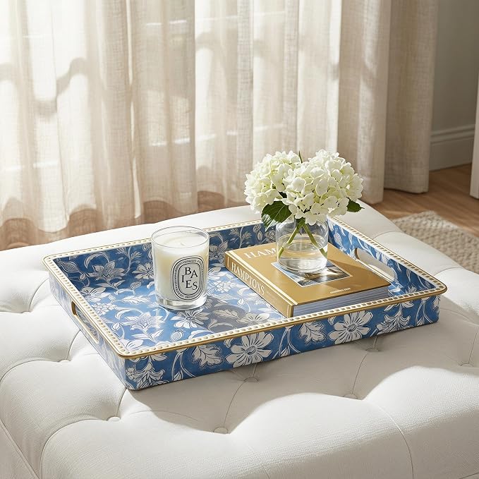 Rectangular Decorative Serving Tray - Image 5
