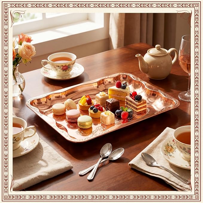 FoldTier 4 Pack Serving Trays Set - Image 6
