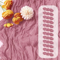 12 Pack Dusty Rose Cheesecloth Table Runner 17 x 108 Inch Gauze Table Runner by Unknown