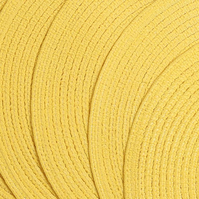 SHACOS Round Braided Placemats Set of 8 Washable Table Mats 15 inch Round - Image 5
