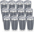 20 oz Tumbler with Lid Stainless Steel Insulated Tumblers Bulk Cups Mug | by Orebigo