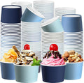 Jingmore Paper Ice Cream Cups 9oz Colored Disposable Dessert Bowls by Jingmore