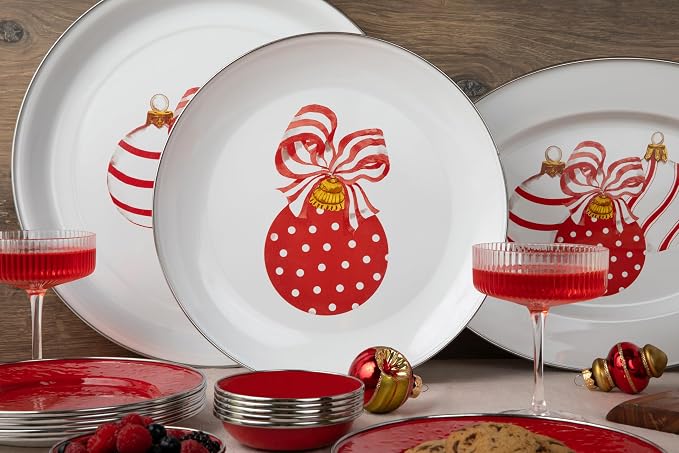 Golden Rabbit Enamelware Oval Platter, 12 x 16in, Ornament | 12 x 16in - Image 3