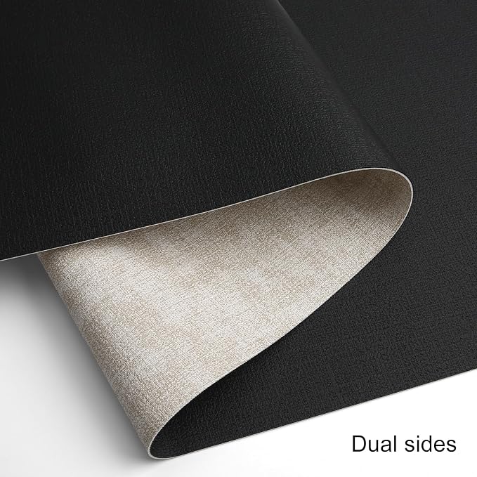Table Runners 55 Inch Long, Dual-Sided Faux Leather Table Runner | Waterproof - Image 2