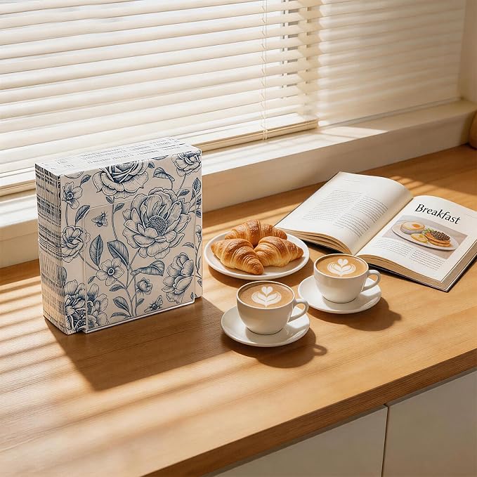 Clear Napkin Holder for Table, Acrylic Upright Napkin Dispenser for Kitchen - Image 4