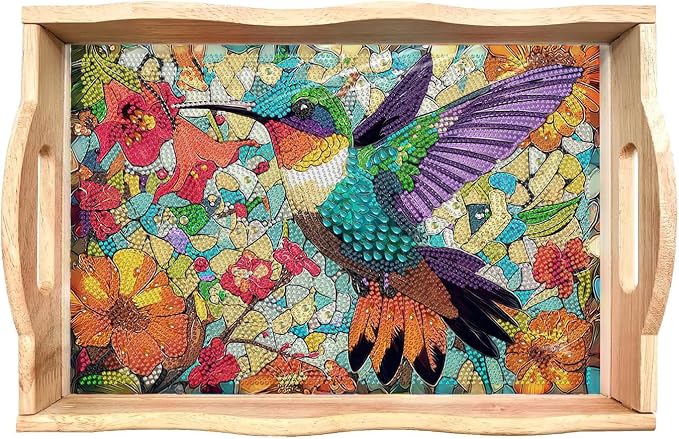 EWJRNSF Diamond Art Kits for Adults Wooden Serving Trays by EWJRNSFDiamondPainting
