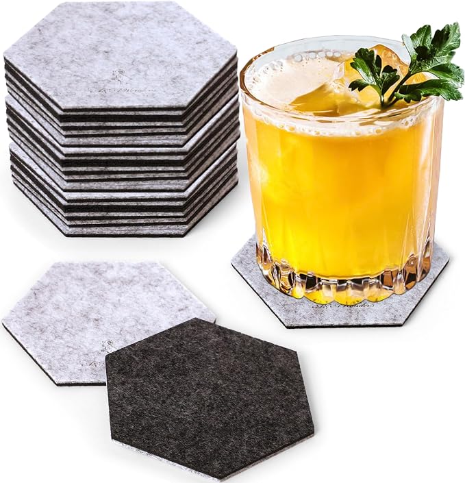 A&A Wonders Premium Felt Coasters by AAWONDERS