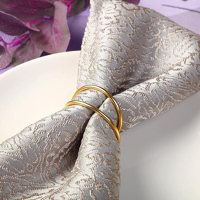 Gold Napkin Rings - Image 5