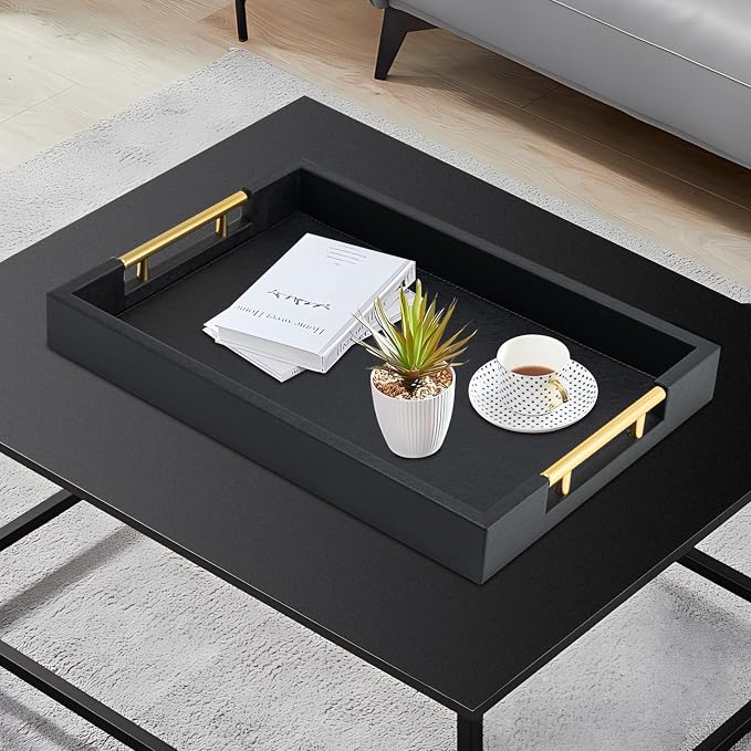 Black Rectangle Serving Tray - Image 7