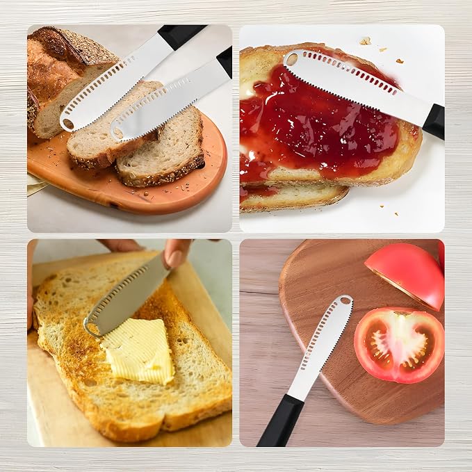 4 Pcs Butter Knife Spreader - Image 6