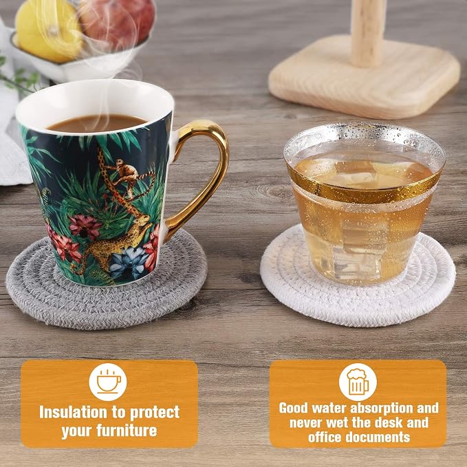 ABenkle 8 Pcs Drink Coasters - Image 2