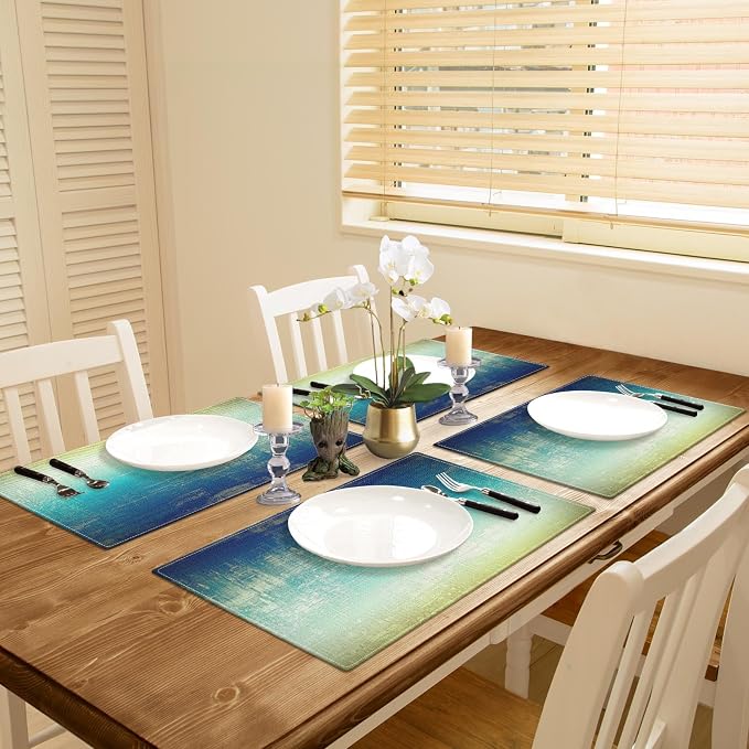 Emvency Farmhouse Placemats Set of 4, 12x18 Inch - Image 5
