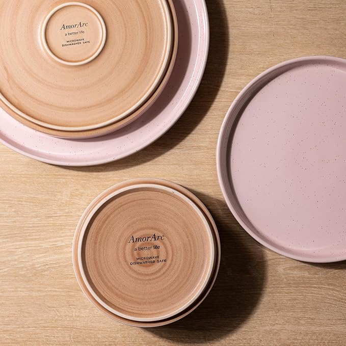 AmorArc Stoneware Dinnerware Sets - Image 4