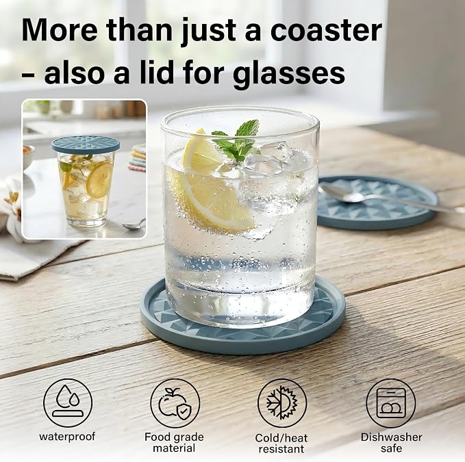 Silicone Drink Coasters Set of 8, Coaster - Image 5