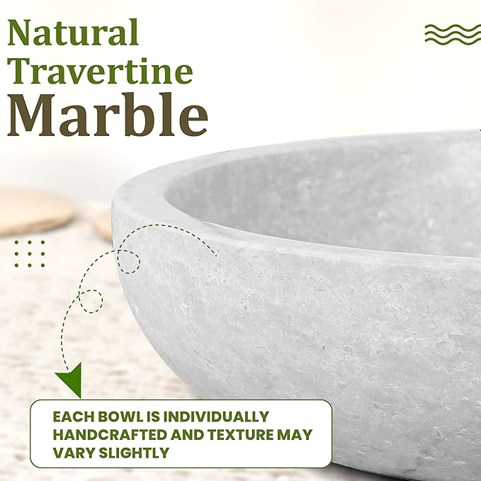 FNTSTICGOODS Travertine Decorative Bowl - Image 4