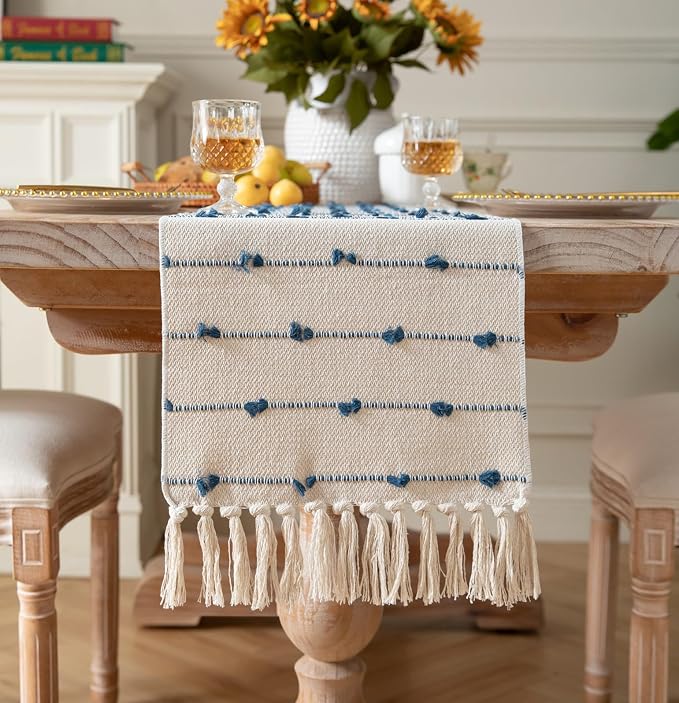 Caflife Boho Table Runner 60 Inchs Long by Caflife