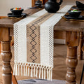 EMMTEEY Macrame Table Runner Boho Style 108 Inches Long, Scratch & Heat by EMMTEEY
