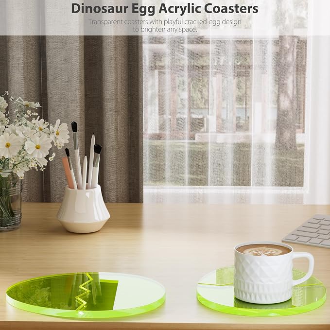 Acrylic Coaster Decorative Plates, Office Desk Accessories - Image 5