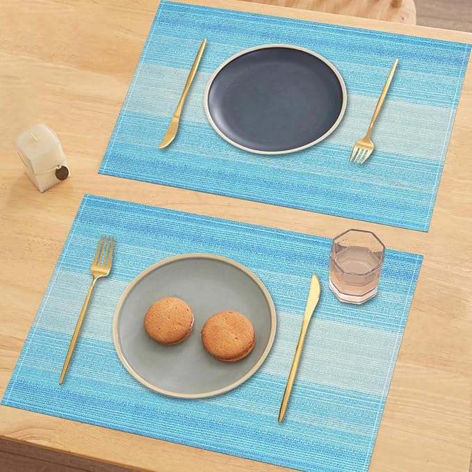 Placemats, Placemats Set of 4 Washable Place Mats, Heat Resistant Table Mats - Image 4