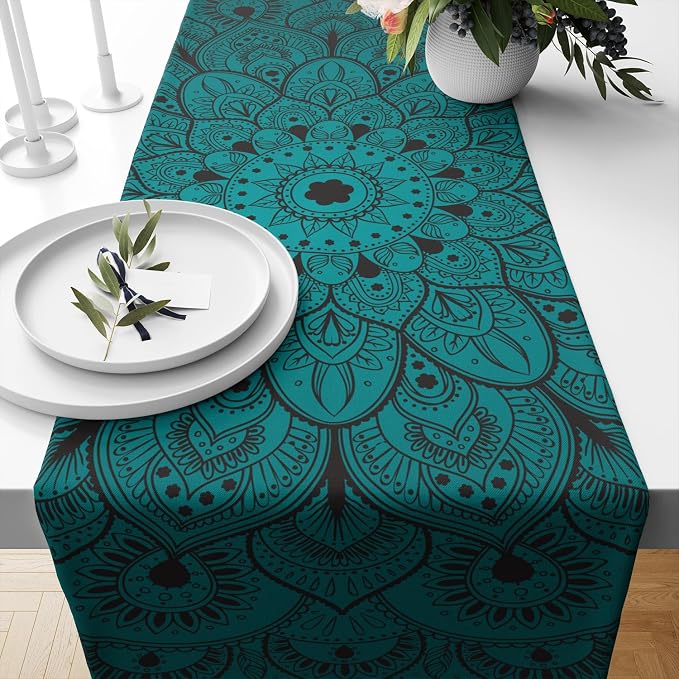 YCness Boho Mandala Table Runners by YCness