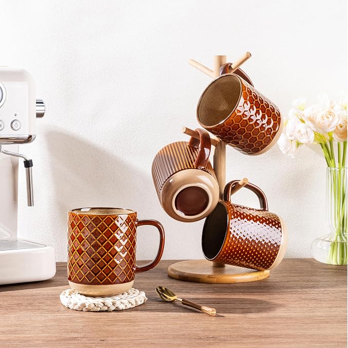 GBhome Coffee Mugs Set of 6, 16 oz Coffee Cups - Image 7