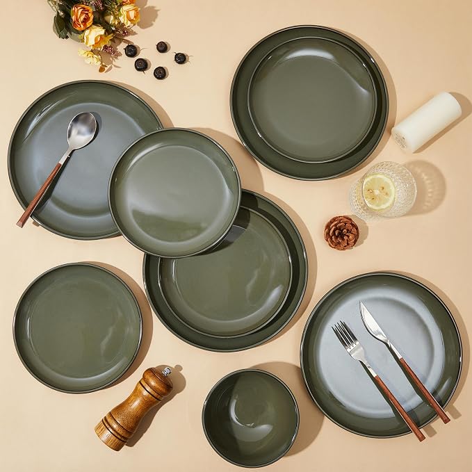 16 Piece Double Bowl Dinnerware Sets - Image 6