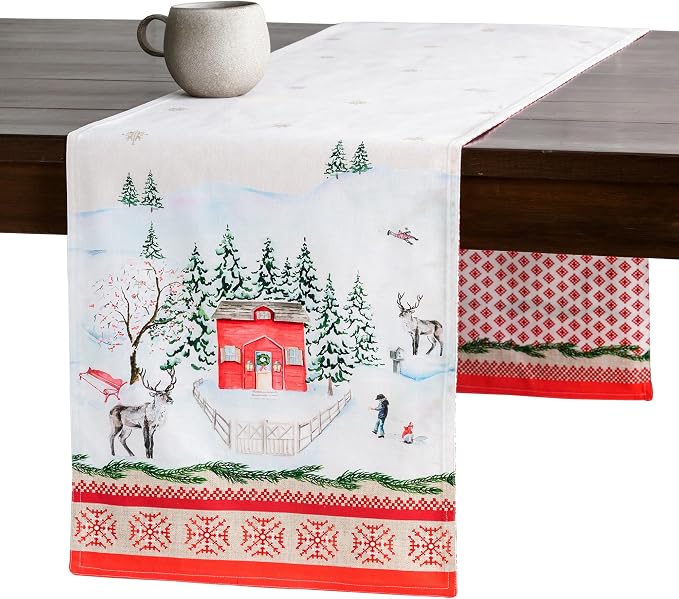 Maison d' Hermine Table Runner 100% Cotton 14.50" x 72" | Table Runners 72 by MaisondHermine
