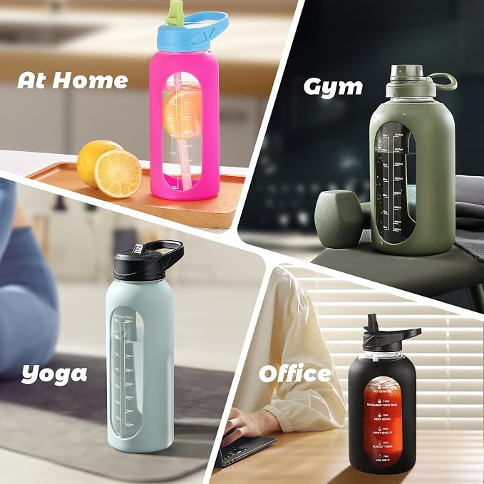 CIVAGO 24 oz Glass Water Bottle - Image 5