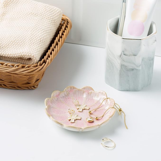 BEUNAIZER Jewelry Dish Tray, Ring Dish, Ceramic Trinket Tray, Key Bowl | - Image 5