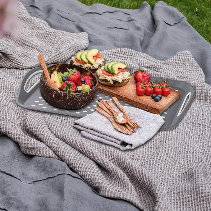 17.7" x 12.5" Anti-Slip Serving Trays - Image 6