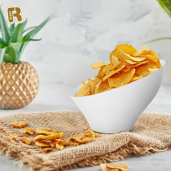 R-kay 6 Pack Angled White Candy Bowls - Image 2