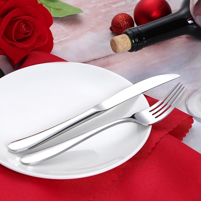 Onader 65 Piece Heavy Duty Silverware Set - Image 6