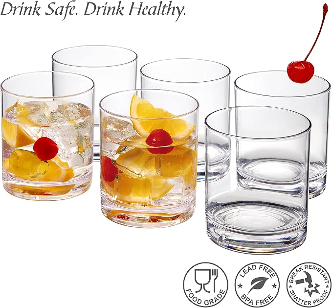 Amazing Abby - Probity - 12-Ounce Plastic Tumblers, Reusable Plastic Cups - Image 4