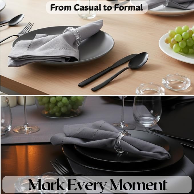 Clear Acrylic Napkin Rings, Thanksgiving - Image 5