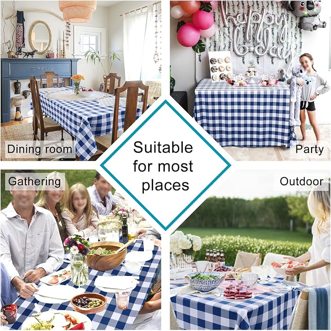 Checkered Tablecloth Rectangle - Image 4