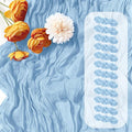 12 Pack Baby Blue Cheesecloth Table Runner 17 x 108 Inch Gauze Table Runner by Unknown